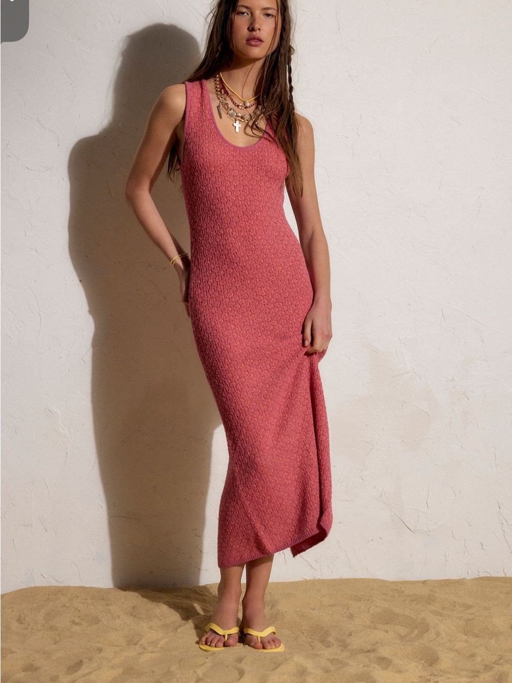 Free people genie sweater midi dress new medium